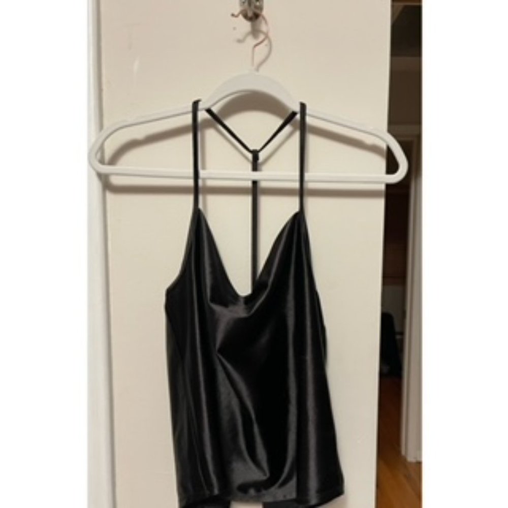 Wild Fable - Black Silk Top